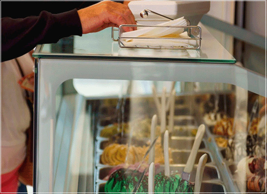 A classificação dos conservadores horizontais fechados para sorvetes