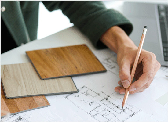 O desenvolvimento dos serviços técnicos de projetos arquitetônicos de interiores