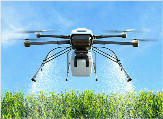 Os parâmetros ambientais dos sistemas de pulverização aérea não tripulado