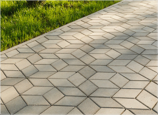 Os componentes de concreto para pavimentação intertravada