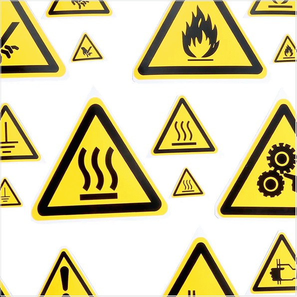 Target Normas NEMA Z535.4 os sinais e as etiquetas de segurança