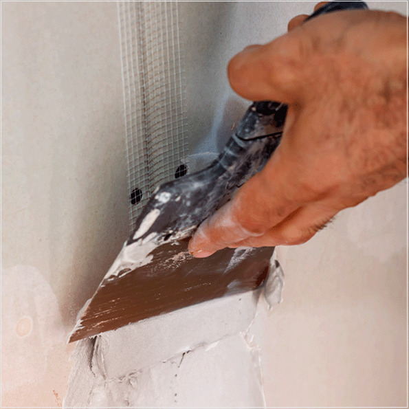 As fitas e massas para o tratamento de juntas em chapas de gesso para drywall