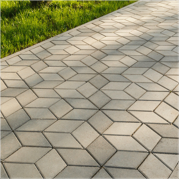 Os componentes de concreto para pavimentação intertravada