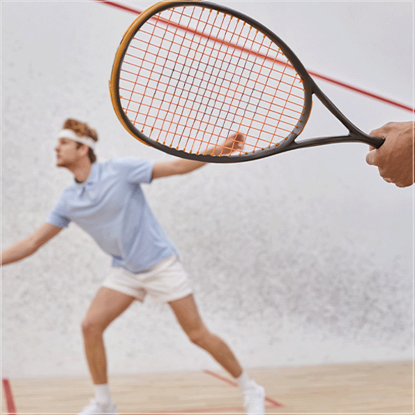 A conformidade dos protetores oculares para squash, raquetebol e squash 57