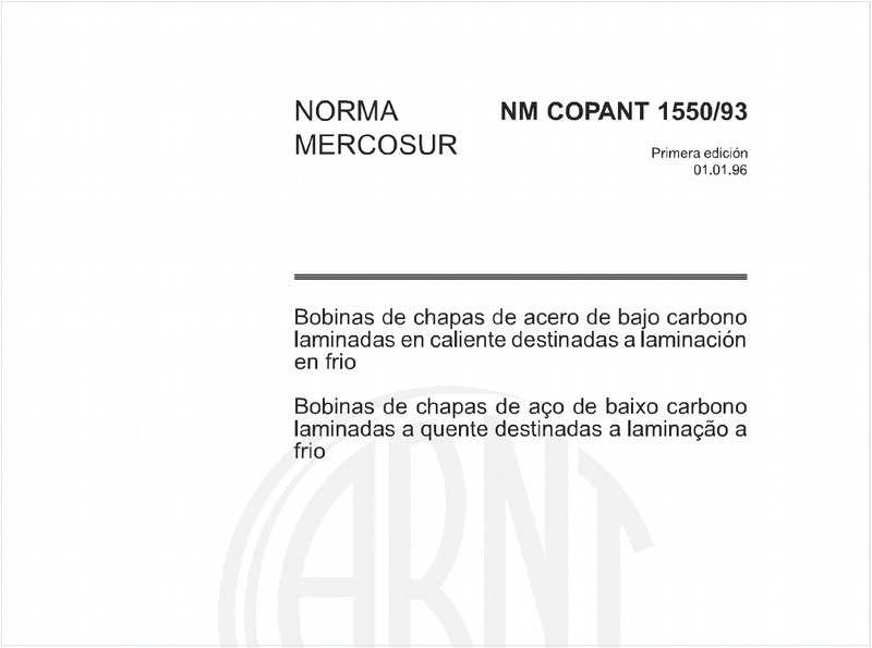 Bobinas de chapas de aço de baixo carbono laminadas a quente destinadas a laminação a frio