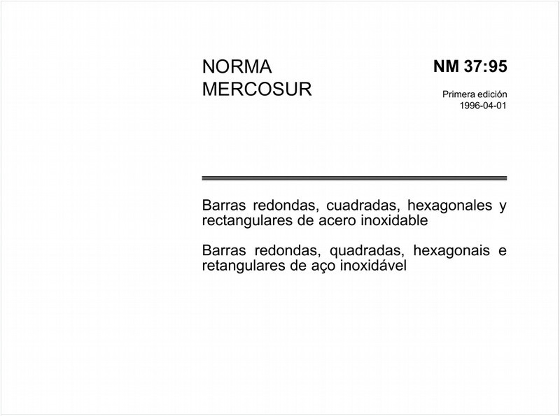 Barras redondas, quadradas, hexagonais e retangulares de aço inoxidável