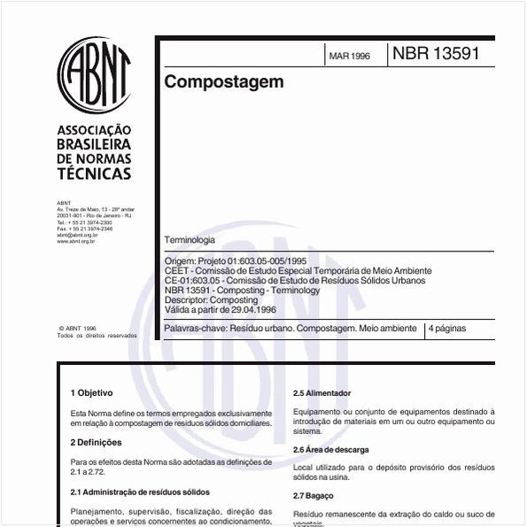 Compostagem - Terminologia