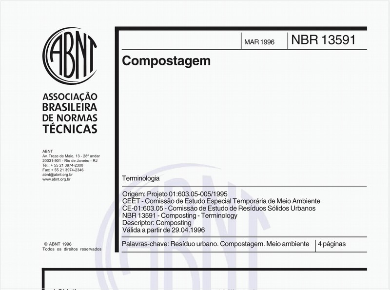 Compostagem - Terminologia