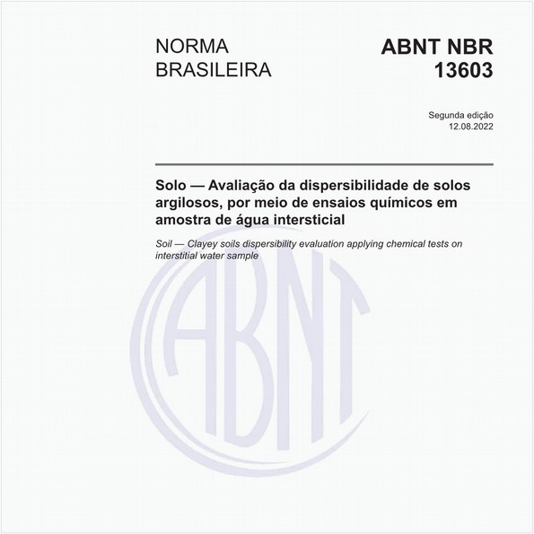 NBR13603 de 05/1996