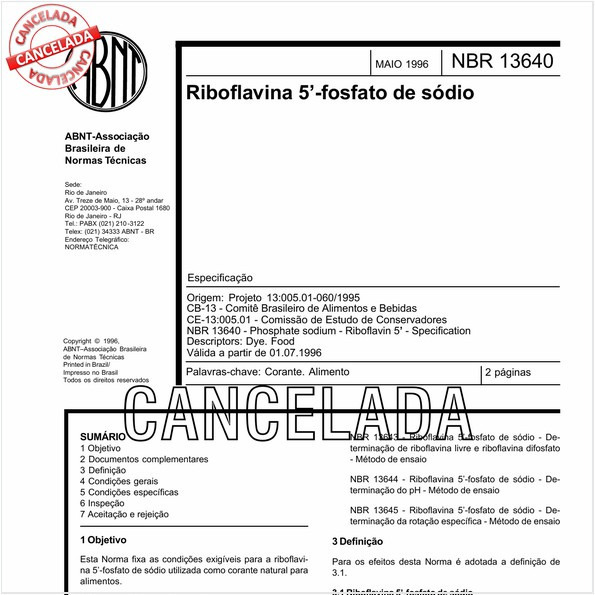 Riboflavina 5'-fosfato de sódio