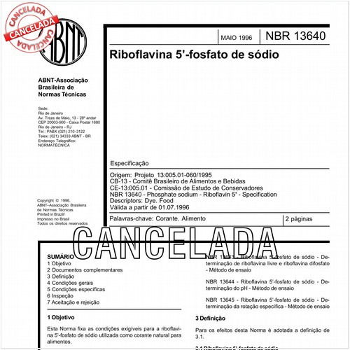 Riboflavina 5'-fosfato de sódio