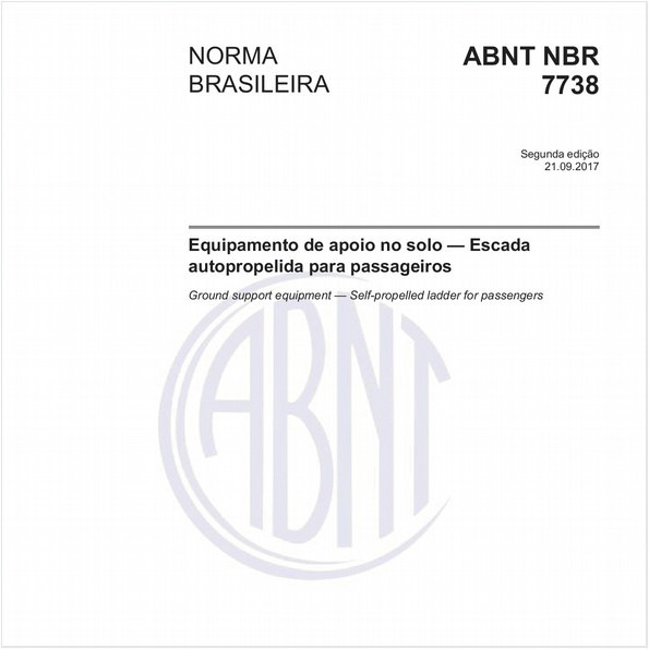 Equipamento de apoio no solo — Escada autopropelida para passageiros