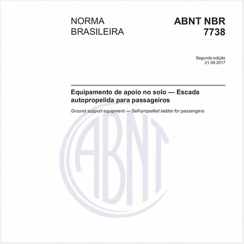 Equipamento de apoio no solo — Escada autopropelida para passageiros