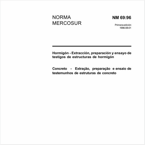 Concreto - Extração, preparação e ensaio de testemunhos de estruturas de concreto