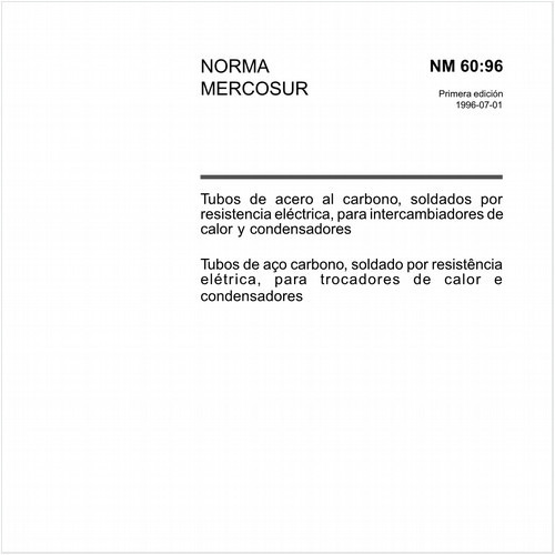 Tubos de aço-carbono, soldado por resistência elétrica, para trocadores de calor e condensadores