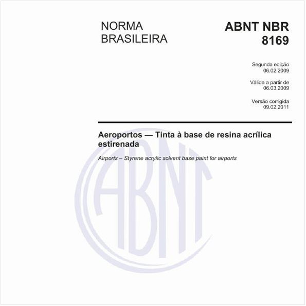Aeroportos - Tinta à base de resina acrílica estirenada