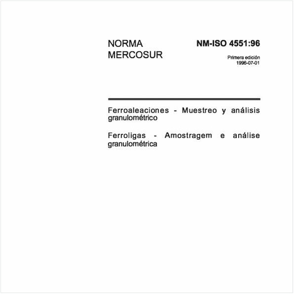 Ferroligas - Amostragem e análise granulométrica