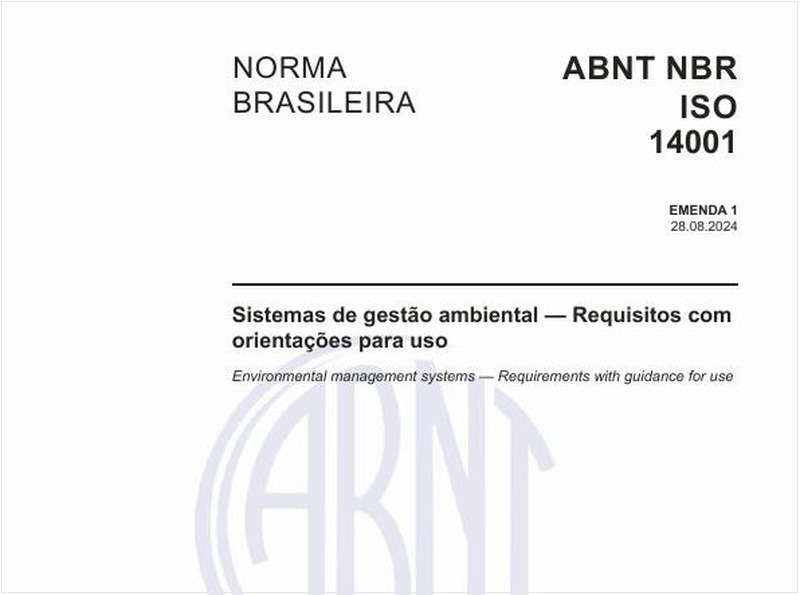 Sistemas de gestão ambiental — Requisitos com orientações para uso