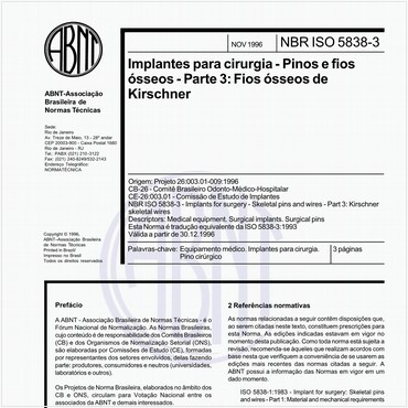 NBRISO5838-3 de 11/1996