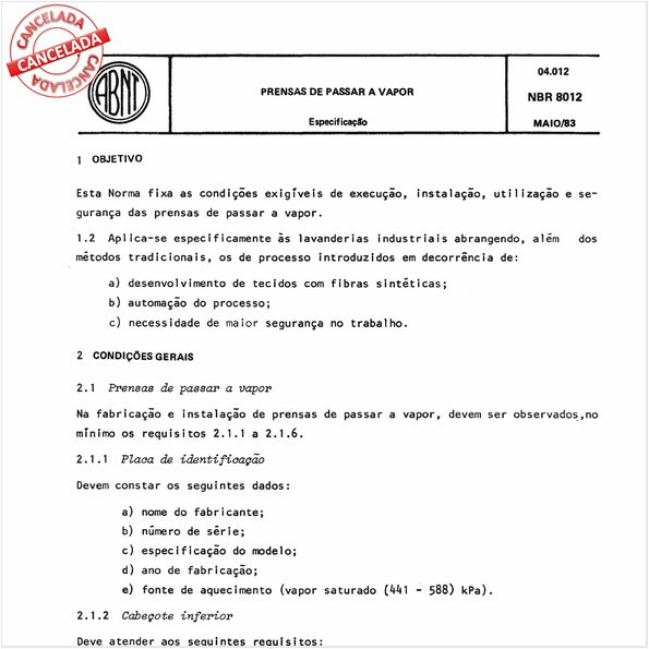 Prensa de passar a vapor