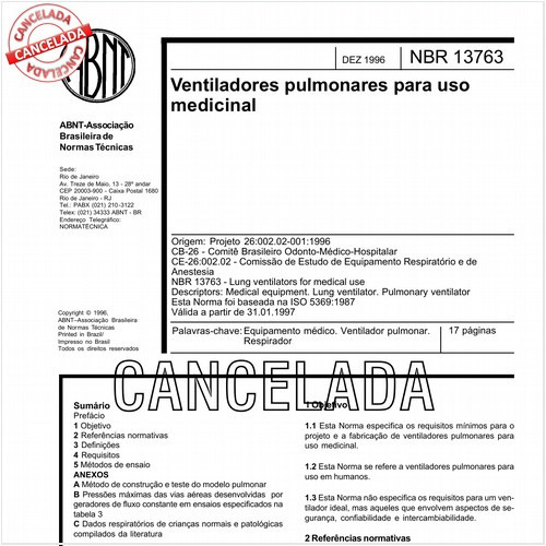 Ventiladores pulmonares para uso medicinal