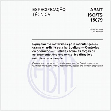 ABNT ISO/TS15079 de 10/2020