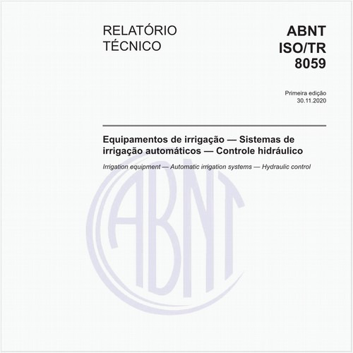 Equipamentos de irrigação - Sistemas de irrigação automáticos - Controle hidráulico