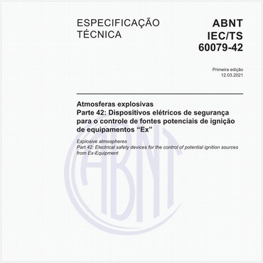 ABNT IEC/TS60079-42 de 03/2021