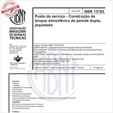 NBR13785 de 06/2003