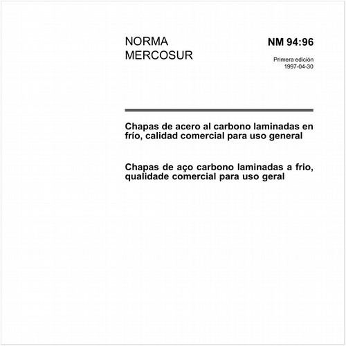 Chapas de aço-carbono laminadas a frio, qualidade comercial para uso geral