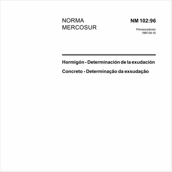 Concreto - Determinação da exsudação