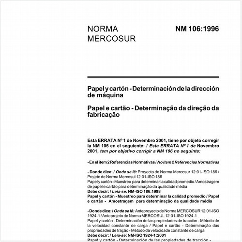 Papel e cartão - Determinação da direção da fabricação