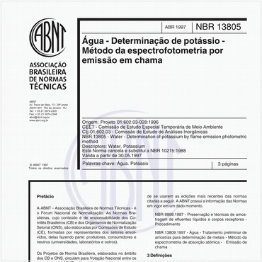 NBR13805 de 04/1997