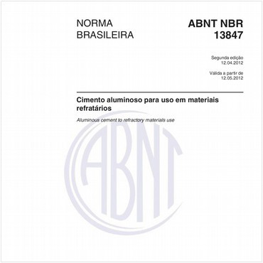 NBR13847 de 04/2012