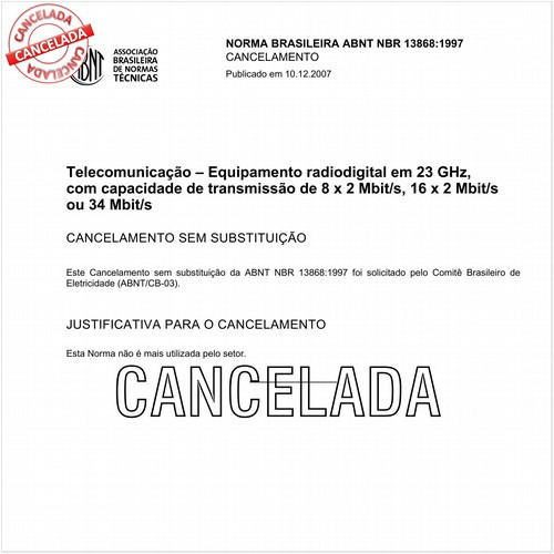Telecomunicação - Equipamento radiodigital em 23 GHz, com capacidade de transmissão de 8 x 2 Mbit/s, 16 x 2 Mbit/s ou 34 Mbit/s