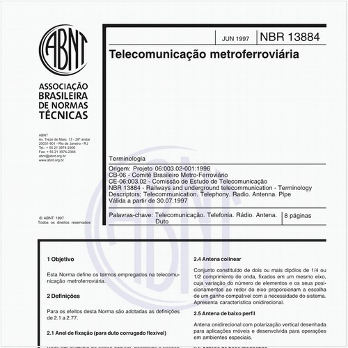 Telecomunicação metroferroviária