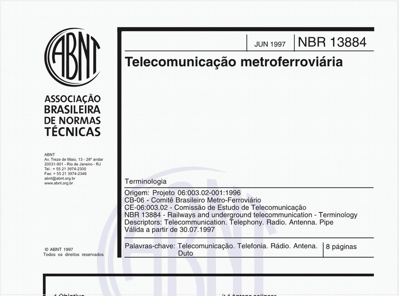 Telecomunicação metroferroviária