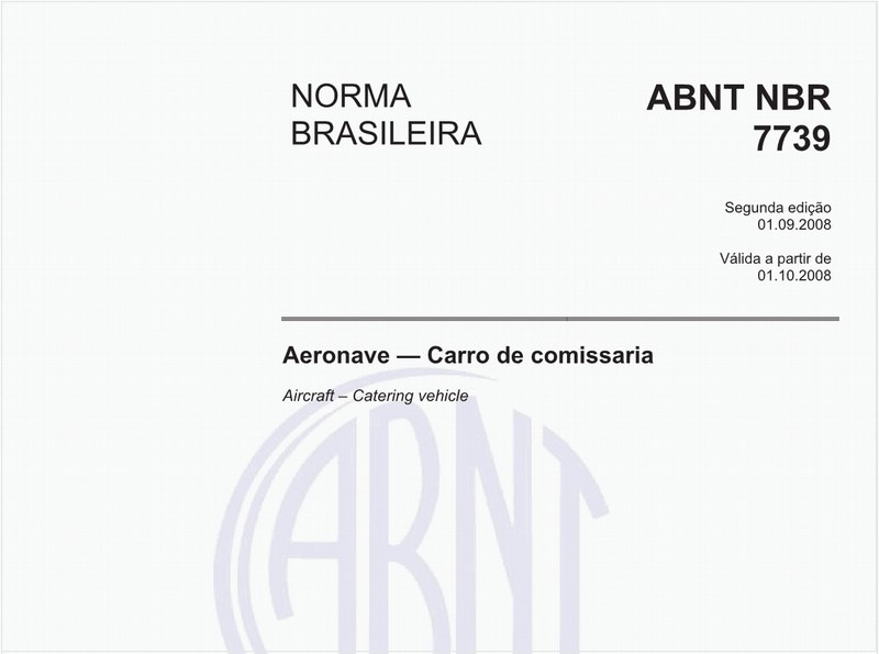 Aeronave - Carro de comissária