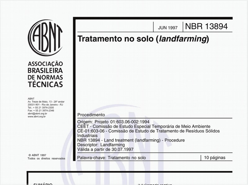 Tratamento no solo (landfarming)