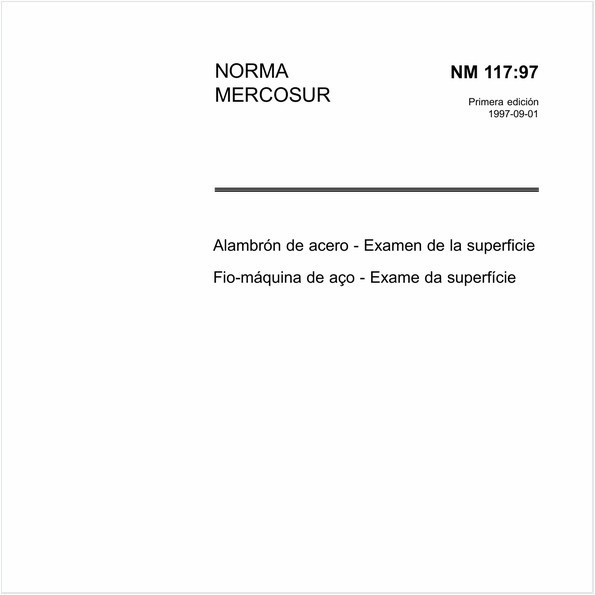 Fio-máquina de aço - Exame da superfície