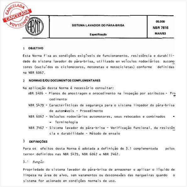 Sistema lavador do pára-brisa