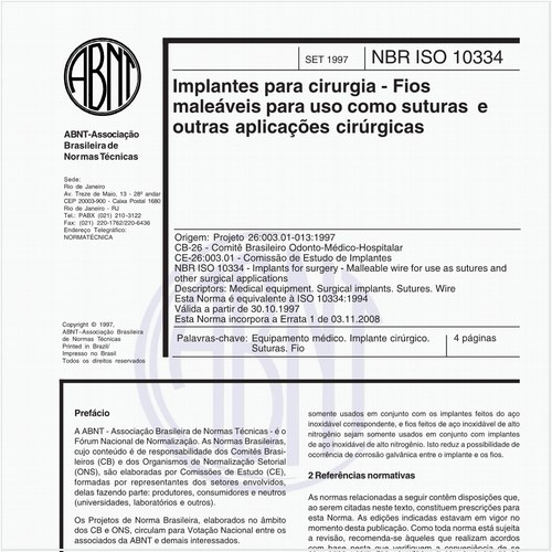 Implantes para cirurgia - Fios maleáveis para uso como suturas e outras aplicações cirúrgicas