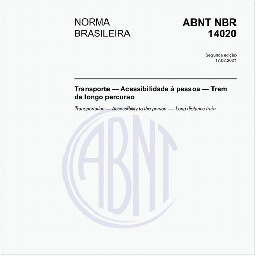Transporte — Acessibilidade à pessoa — Trem de longo percurso