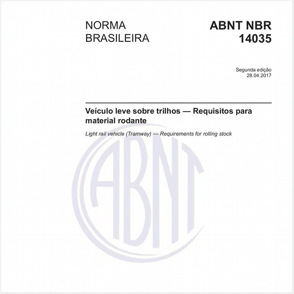 Veículo leve sobre trilhos — Requisitos para material rodante