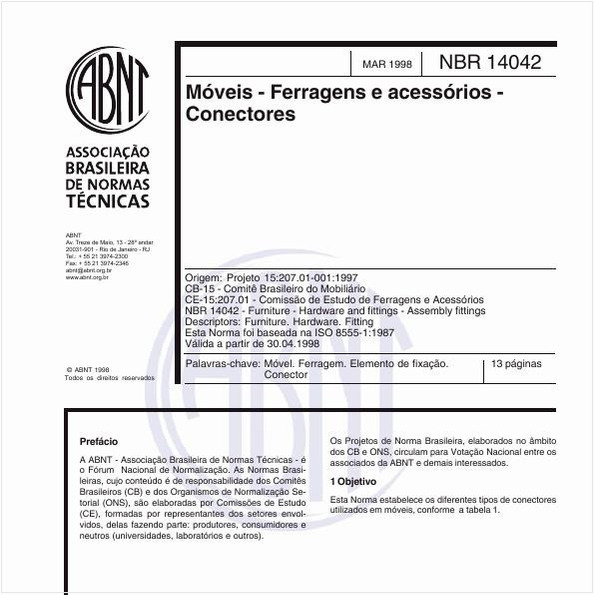 Móveis - Ferragens e acessórios - Conectores