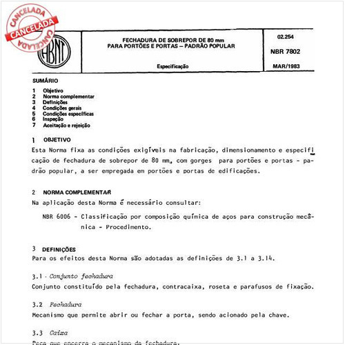 Fechadura de sobrepor de 80 mm para portões e portas - Padrão popular