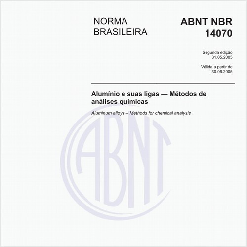 Alumínio e suas ligas - Métodos de análises químicas