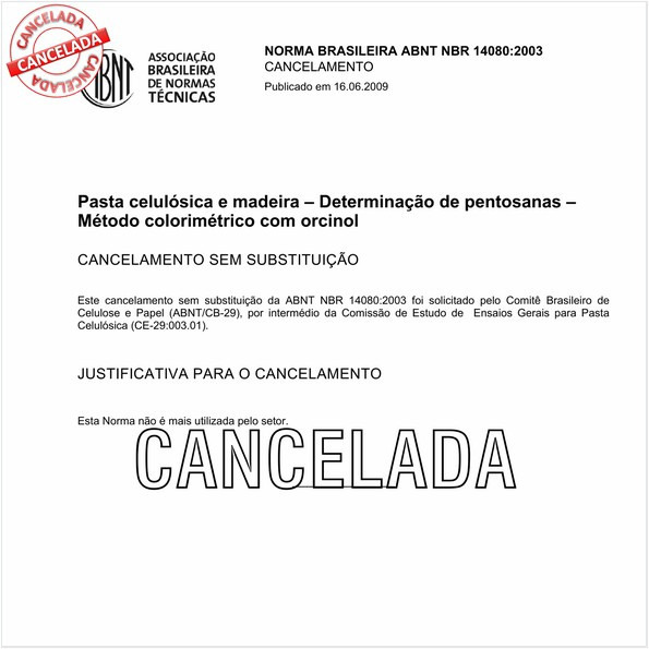 Pasta celulósica e madeira - Determinação de pentosanas - Método colorimétrico com orcinol