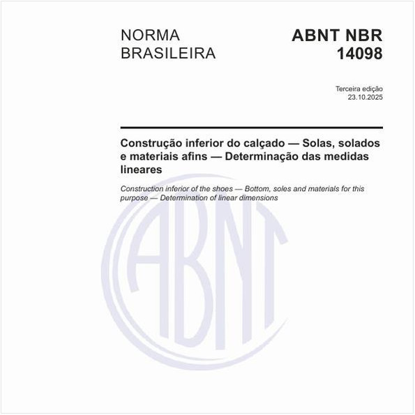 Construção inferior do calçado — Solas, solados e materiais afins — Determinação das medidas lineares