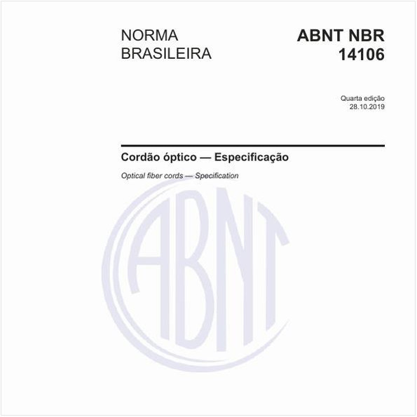 Cordão óptico - Especificação